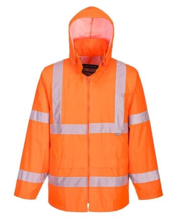 Portwest Vis Regnjakke H440 Orange Regntøj Iso 20471 Klasse Nodiscount