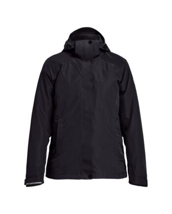 Tenson Westing Regnjakke Dame 465018333 Sort Regnjakker Regnjakker