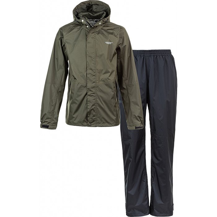 Weather Report Jagger Herre Regnsæt 000mm Forest Night 2xl Regntøj Poncho