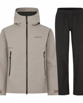 Didriksons Nordic Biak Regnsæt Herre Ash Brown Sort