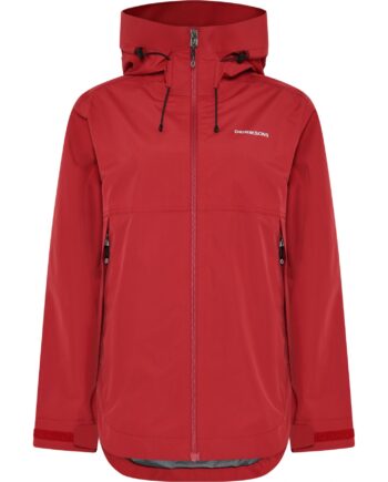 Didriksons Tilde Regnjakke Dame Spring Red