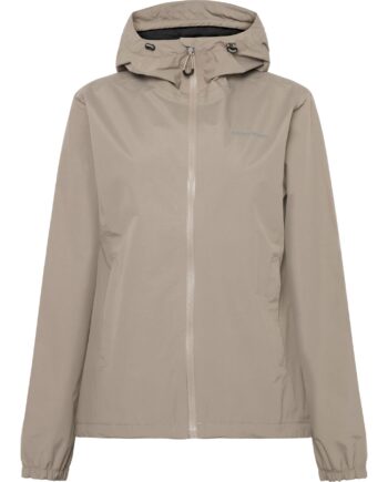Didriksons Varja Regnjakke Dame Ash Brown