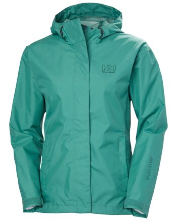 Helly Hansen Seven Regnjakke Dame Grøn