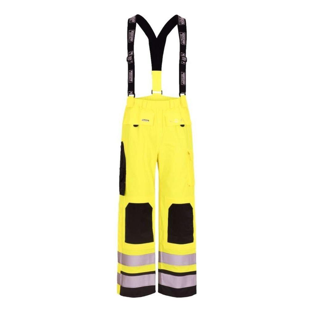 Lyngsøe Brandhæmmende Regnbukser Dame Lr5022 Saturn Yellow Navy Regntøj Brandhæmmende Dame