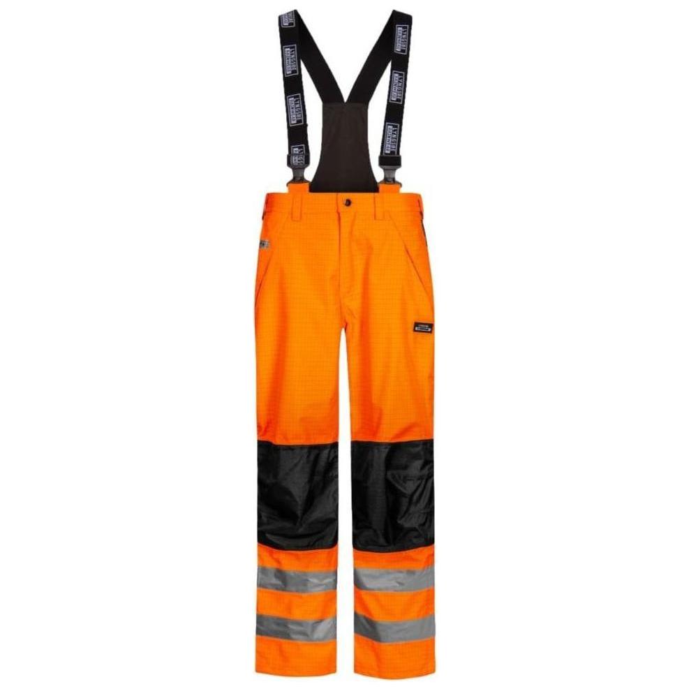 Lyngsøe Brandhæmmende Vis Regnbukser Foer Lr11451 Vis Orange Black Regntøj Beklædning Discount
