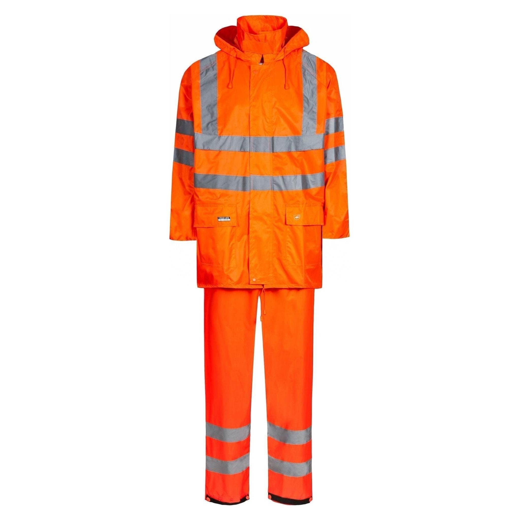 Lyngsøe Regnsæt Jakke Bukser Lr40552 Orange Jakker Discount Herre