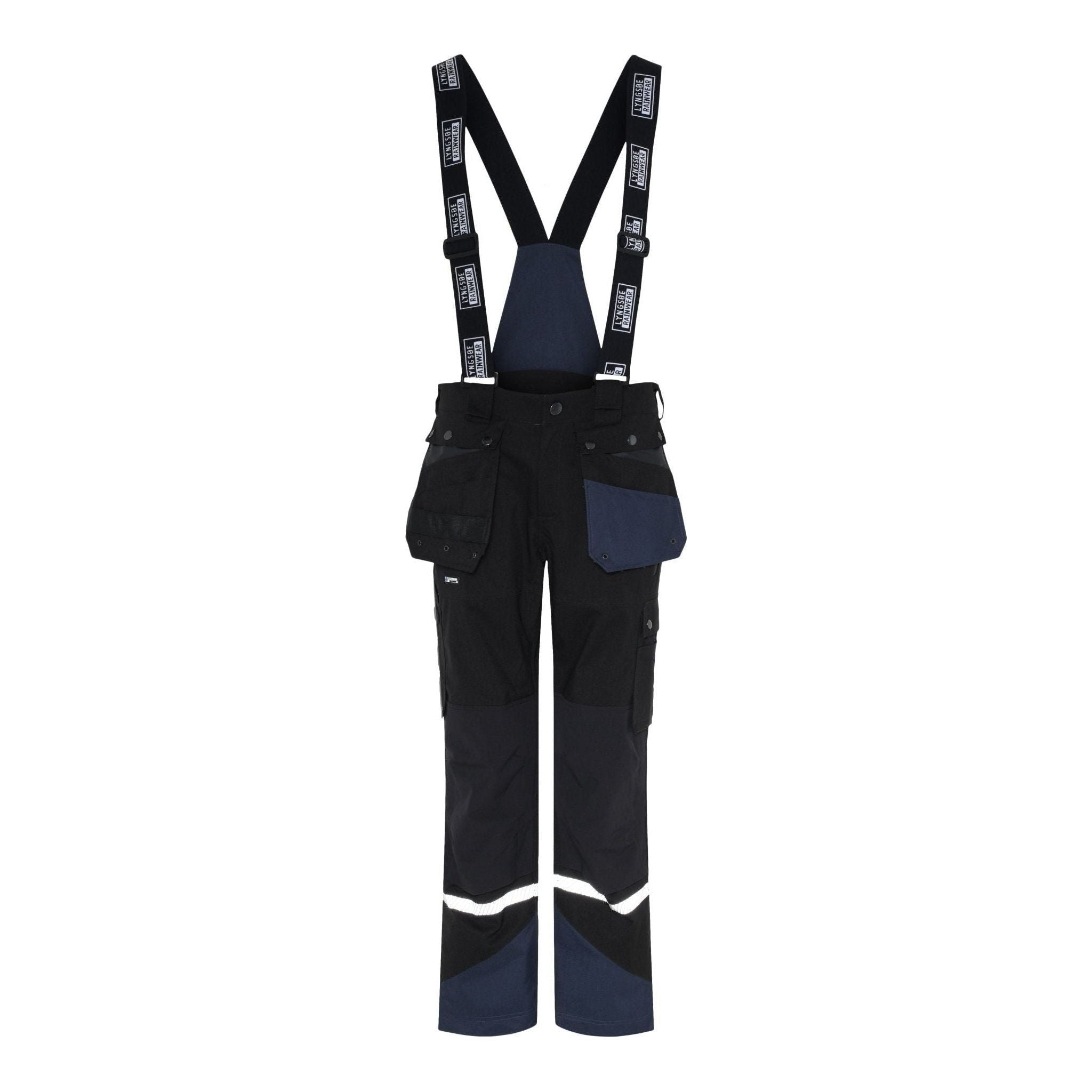 Lyngsøe åndbar Regnbukser 4ws 4083 Black Navy Regntøj Beklædning 343