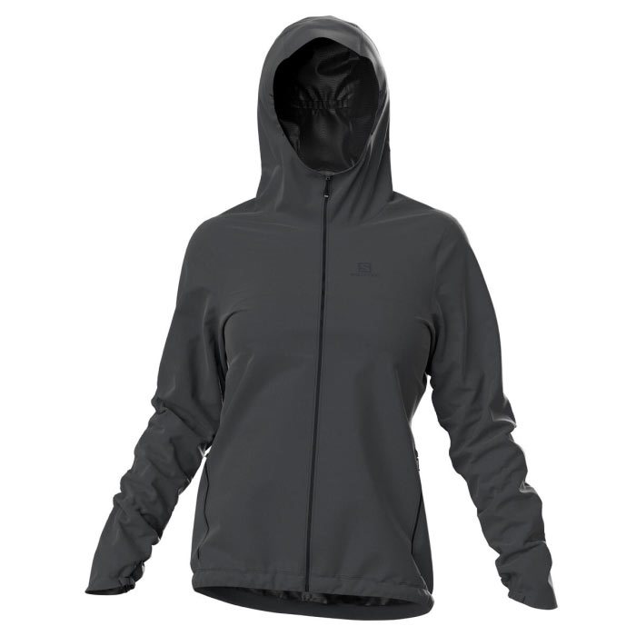 Salomon Essential Regnjakke Black Regntøj Poncho