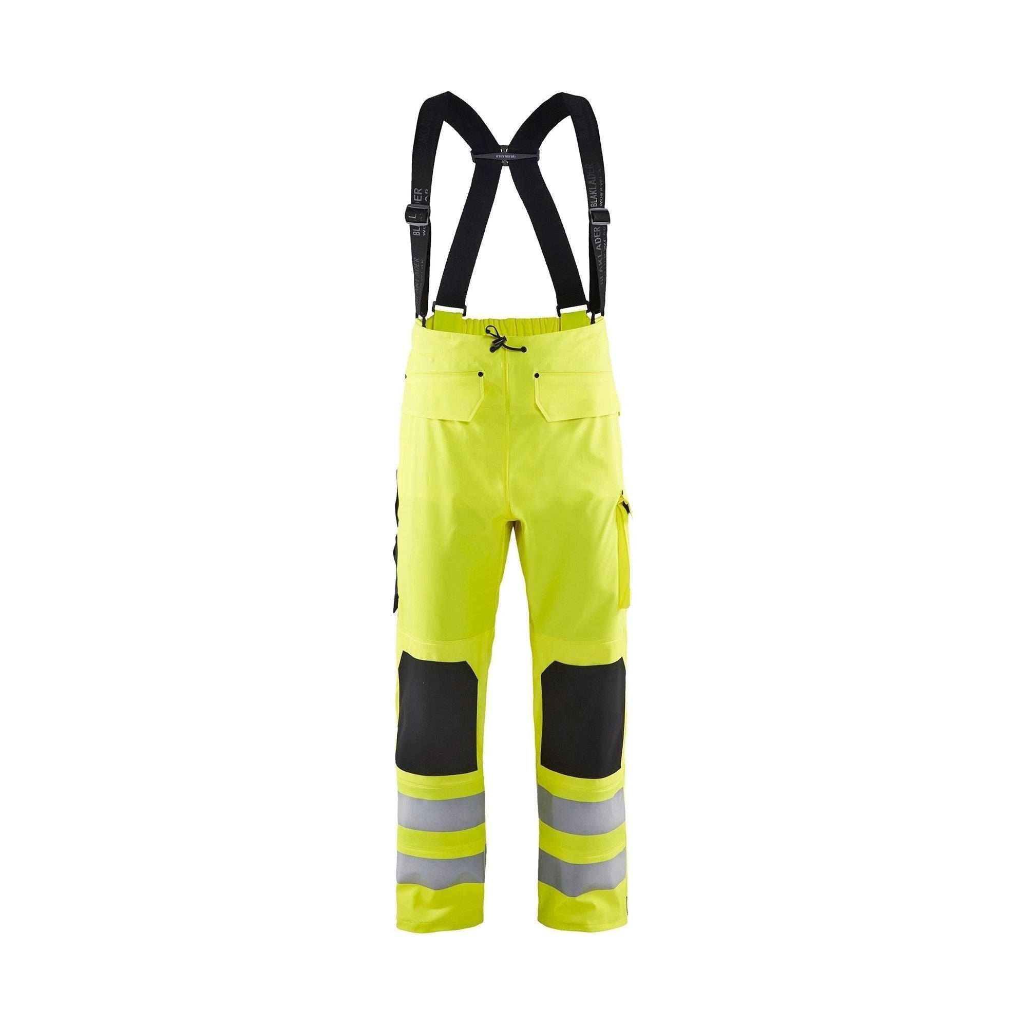 Blåklder 1302 High Vis Regnbuks Level High Vis Gul  Regntøj  Blåklder  343