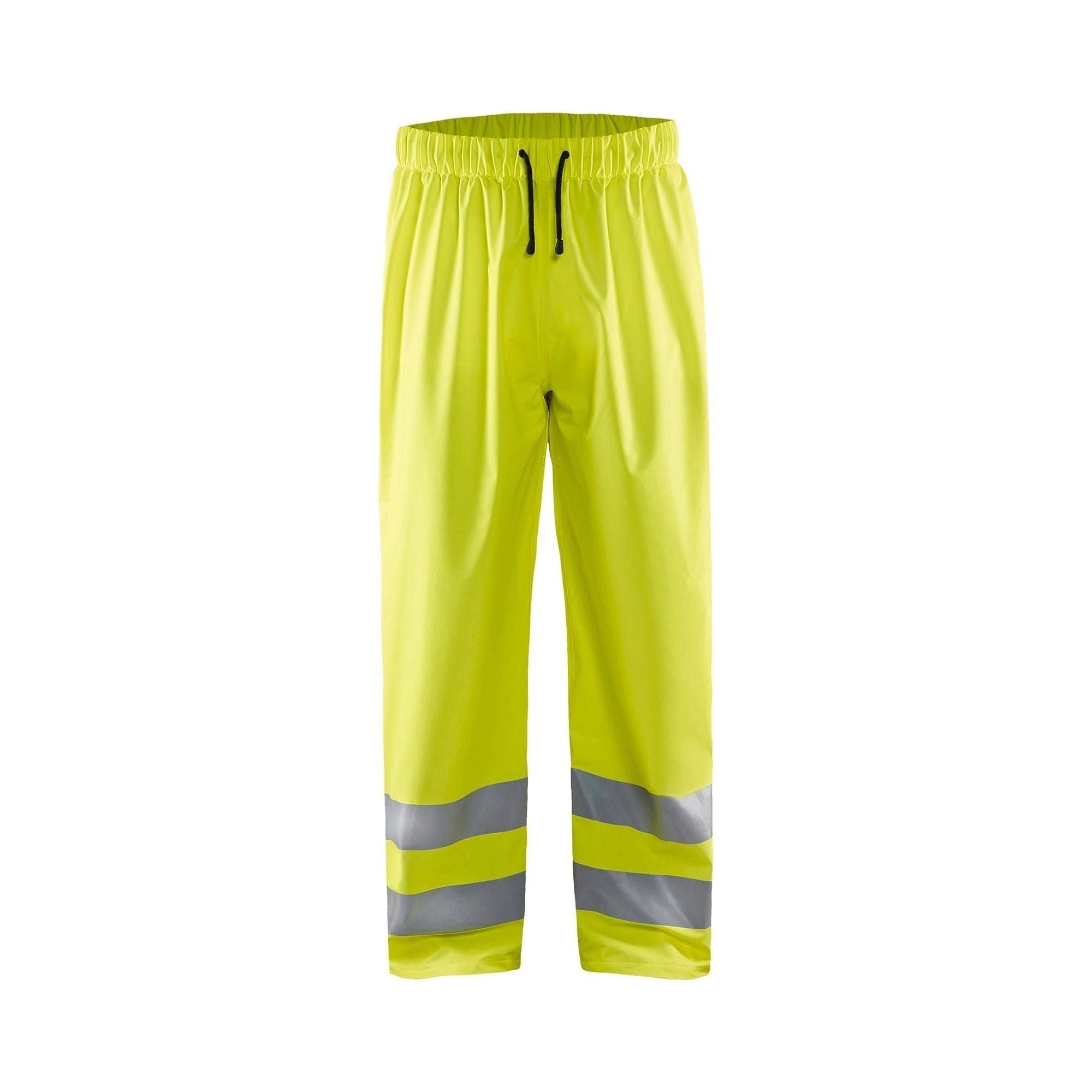 Blåklder 1384 High Vis Regnbuks Level High Vis Gul Regntøj Blåklder Herre