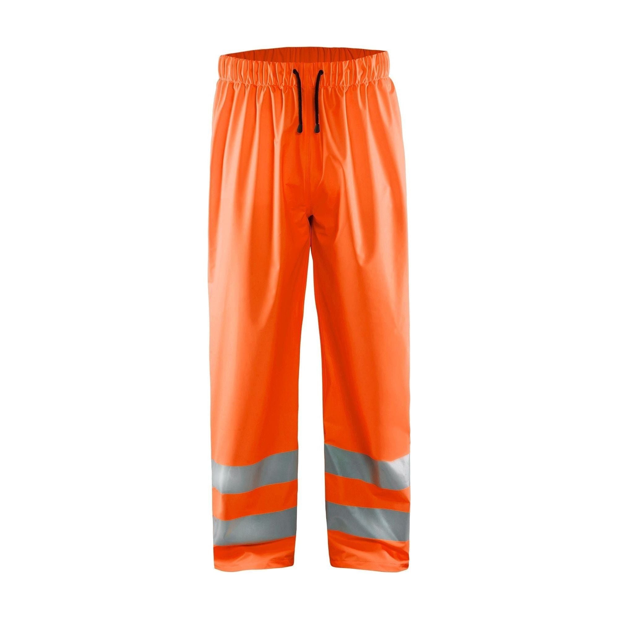 Blåklder 1384 High Vis Regnbuks Level High Vis Orange  Regntøj  Blåklder  Herre