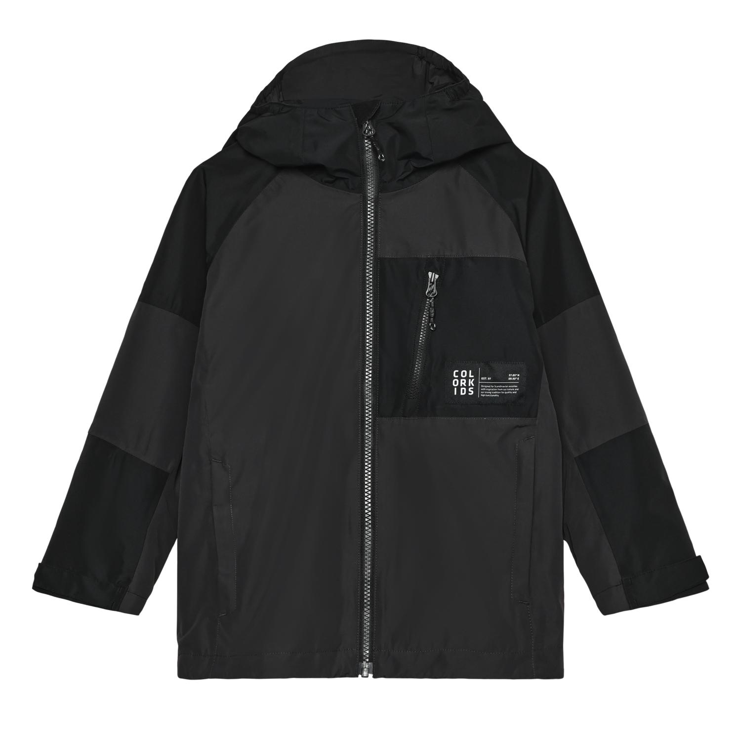 Color Kids Børne Regnjakke Bionic Finish Eco Coating Phantom 116
