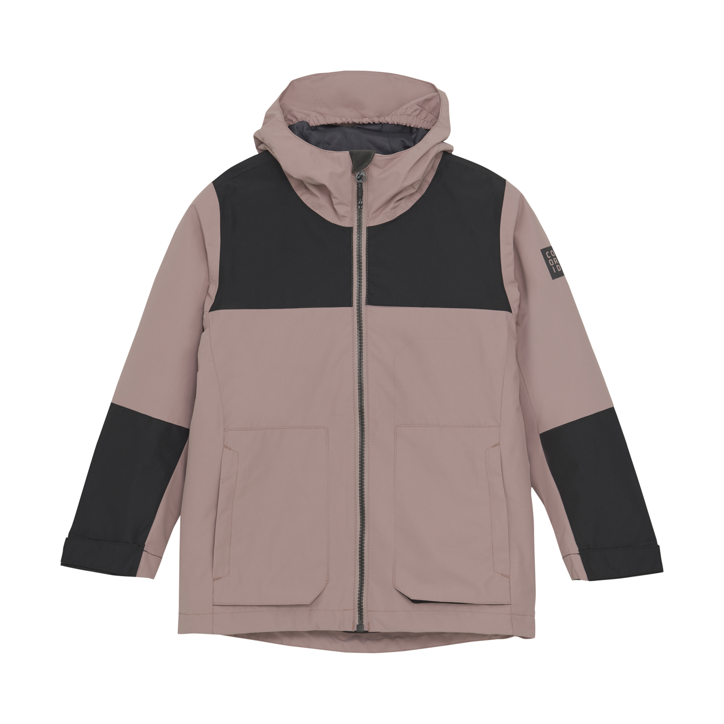 Color Kids Pige Regnjakke Bionic Finish Eco Coating Woodrose 140
