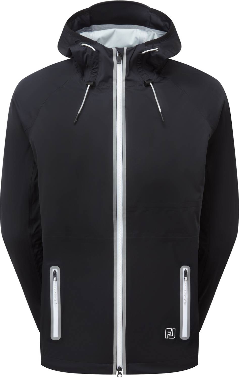 Footjoy Hydroknit Dame Regnjakke Black Grey White Str
