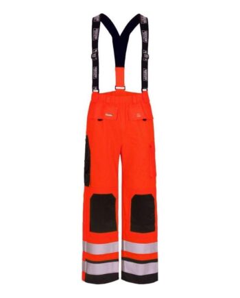 Lyngsøe Brandhæmmende Regnbukser Dame Lr5022 Vis Red Navy  Regntøj  Brandhæmmende  Dame