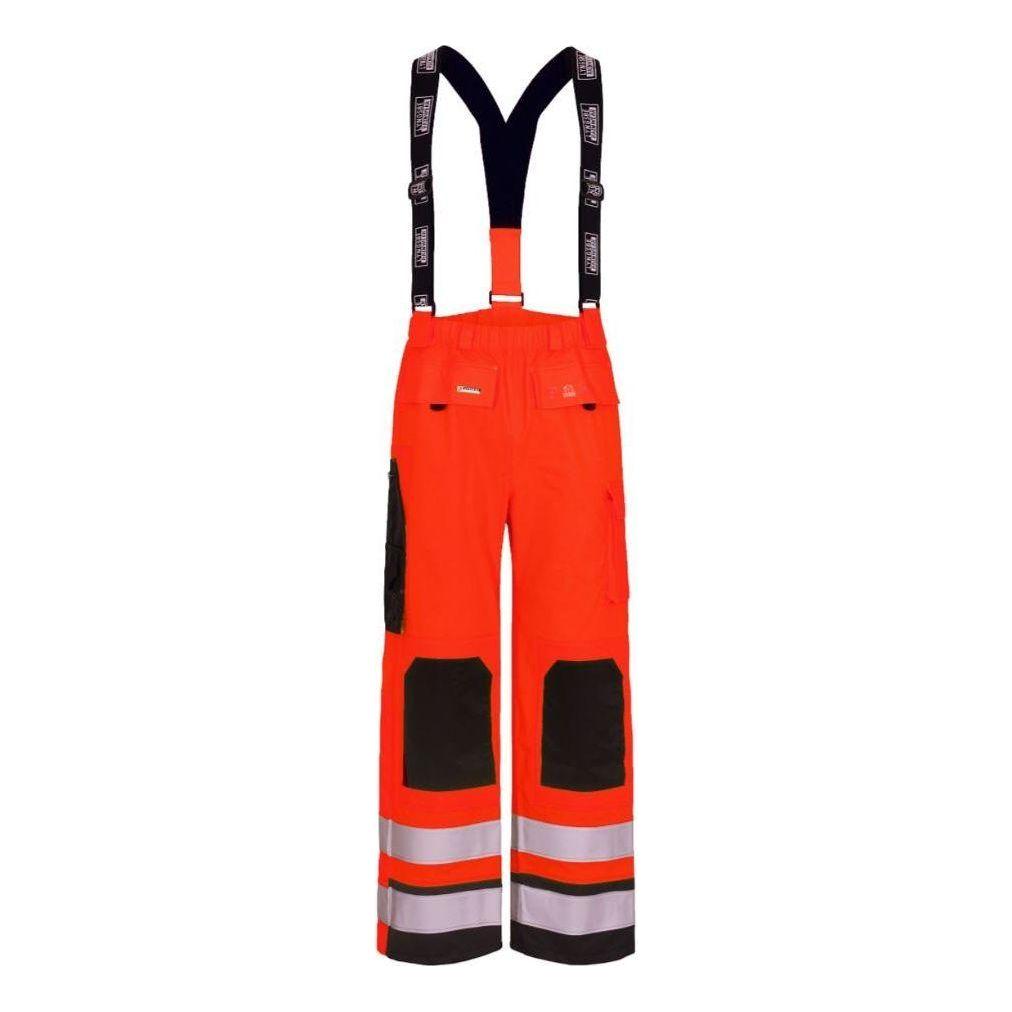 Lyngsøe Brandhæmmende Regnbukser Dame Lr5022 Vis Red Navy Regntøj Brandhæmmende Dame