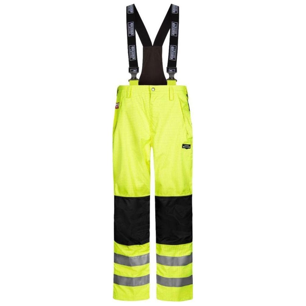 Lyngsøe Brandhæmmende Vis Regnbukser Foer Lr11451 Saturn Yellow Black Regntøj Beklædning Discount