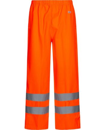 Lyngsøe Brandhæmmende Vis Regnbukser Pvc Lr252 Vis Orange  Regntøj  Brandhæmmende  1149