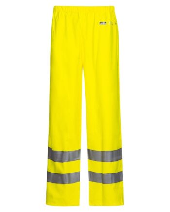 Lyngsøe Brandhæmmende Vis Regnbukser Pvc Lr252 Vis Saturn Yellow  Regntøj  Brandhæmmende  1149
