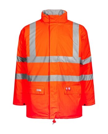 Lyngsøe Brandhæmmende Vis Vinter Regnjakke Foer Lr3456 Vis Orange  Jakker  Brandhæmmende  1149