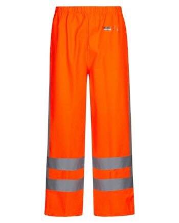 Lyngsøe Vis Regnbukser Kvalitet Med Rws Reflekser Lr71 Rws Vis Orange  Regntøj  343  Herre
