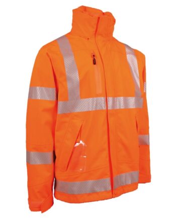 Lyngsøe Vis åndbar Regnjakke Stræk Kvalitet 4ws 5057 Vis Orange  Regntøj  Discount  Iso 20471 Klasse