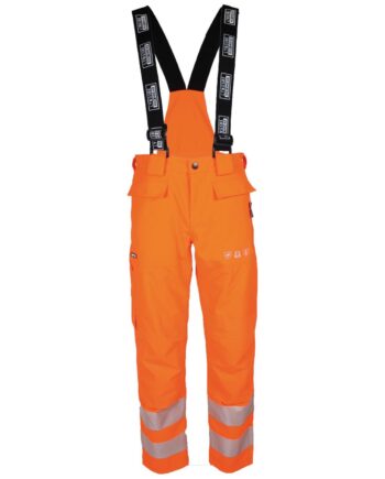 Lyngsøe Vis åndbare Regnbukser Stræk Kvalitet 4ws 5084 Vis Orange  Regntøj  Discount  Iso 20471 Klasse