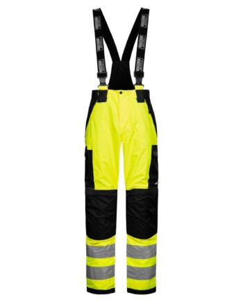 Lyngsøe åndbar Vis Regnbukser 99989 Saturn Yellow Black  Regntøj  Discount  Iso 20471 Klasse