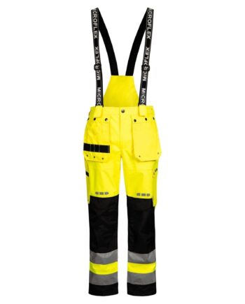Lyngsøe åndbar Vis Regnbukser Slidstærk Fox9083 Saturn Yellow Black  Regntøj  Discount  Iso 20471 Klasse