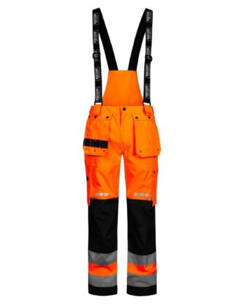 Lyngsøe åndbar Vis Regnbukser Slidstærk Fox9083 Vis Orange Black  Regntøj  Discount  Iso 20471 Klasse