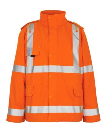 Mascot Safe Aqua Feldbach Regnjakke 50101 814 Vis Vis Orange  Jakker  Discount  Herre