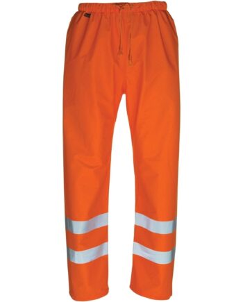 Mascot Safe Aqua Wolfsberg Regnbukser 50102 814 Vis Vis Orange  Regntøj  Discount  Iso 20471 Klasse