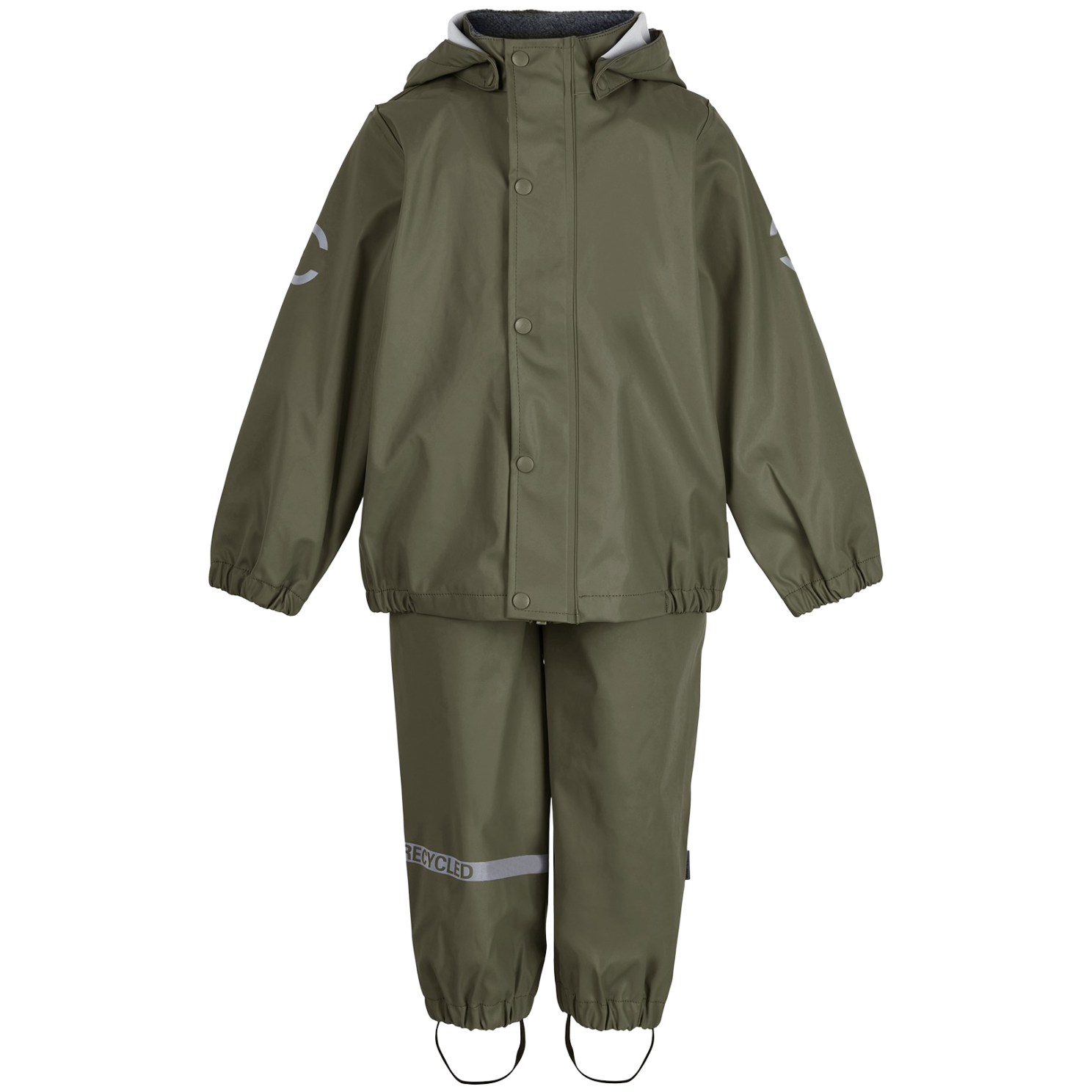 Mikk Line Børne Regnsæt Dusty Olive 146