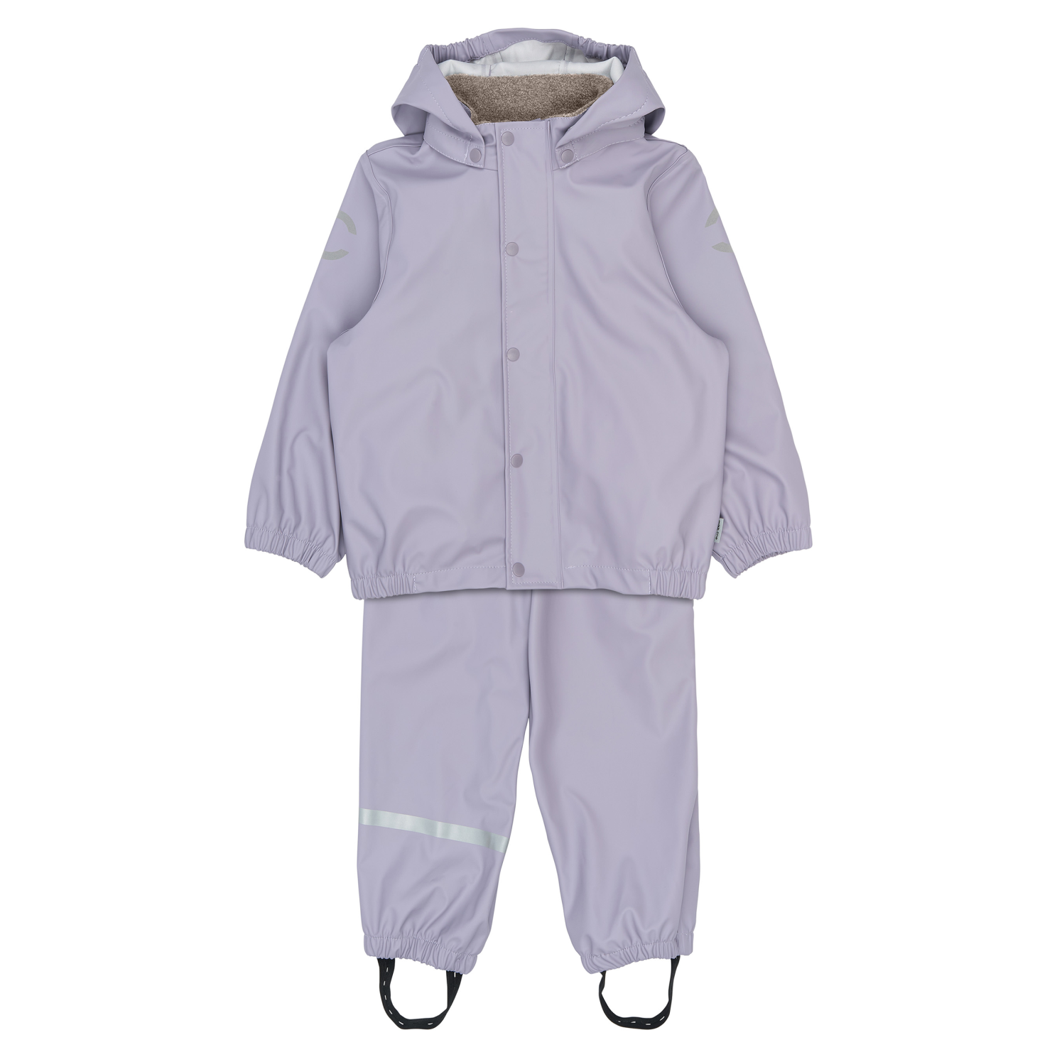Mikk Line Pige Regnsæt Lavender Gray 110