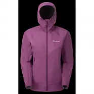 Montane Fem Meteor Jacket Wineberry Str Regnjakke