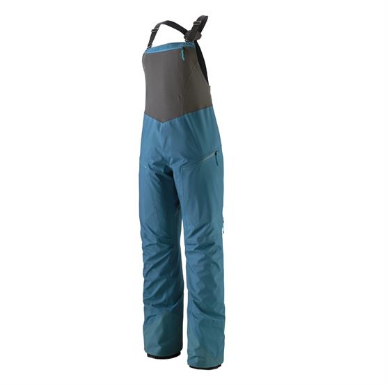 Patagonia Womens Snowdrifter Bibs Wavy Blue