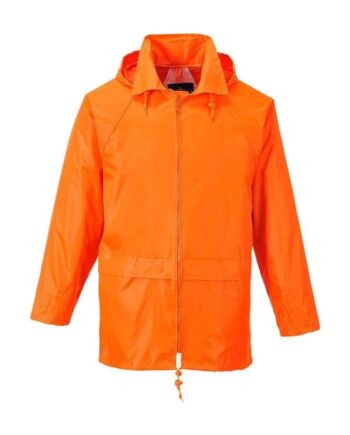Portwest Klassisk Regnjakke S440 Orange  Regntøj  Overdele  Regnjakke