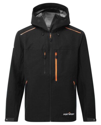 Portwest S385 Skal Regn Jakker Sort  Regntøj  Nodiscount  Regnjakker