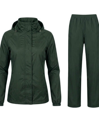Regnsæt Dame Treklife Rain Packaway Grøn