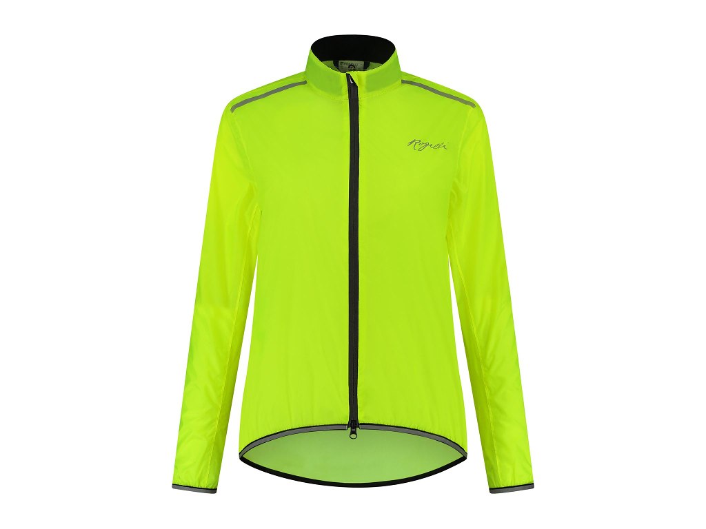 Rogelli Essential Regnjakke Dame Gul Str