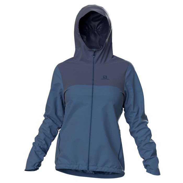 Salomon Essential Regnjakke Mood Indigo Regntøj Poncho