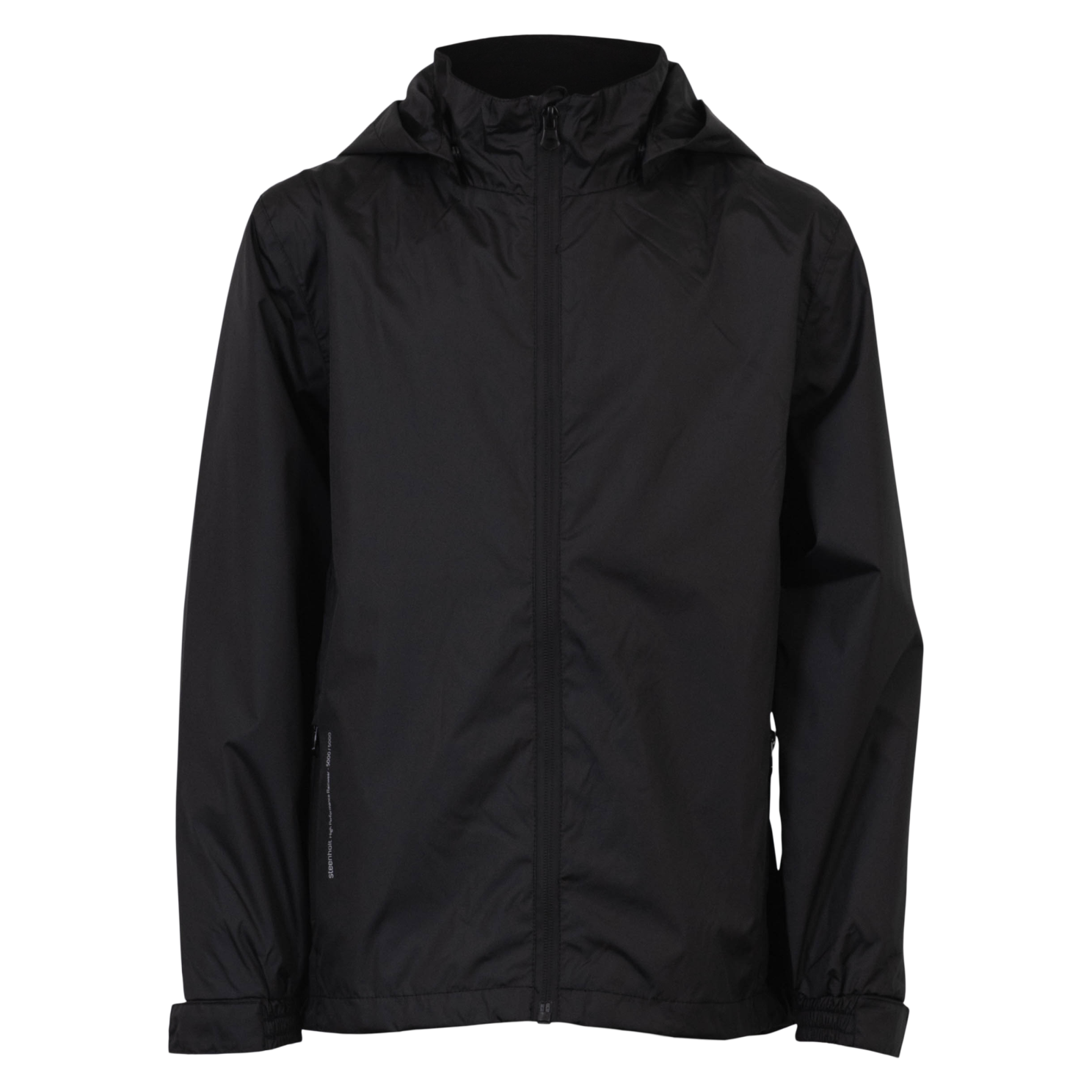 Steenholt Fjord Børne Regnjakke Black 158 164