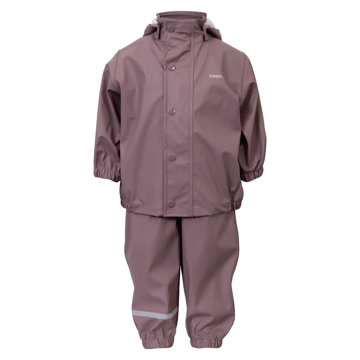 Steenholt Moss Børne Regnsæt Twilight Mauve