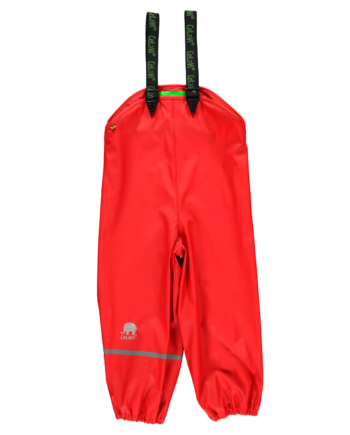 Celavi Børne Regnbukser Red