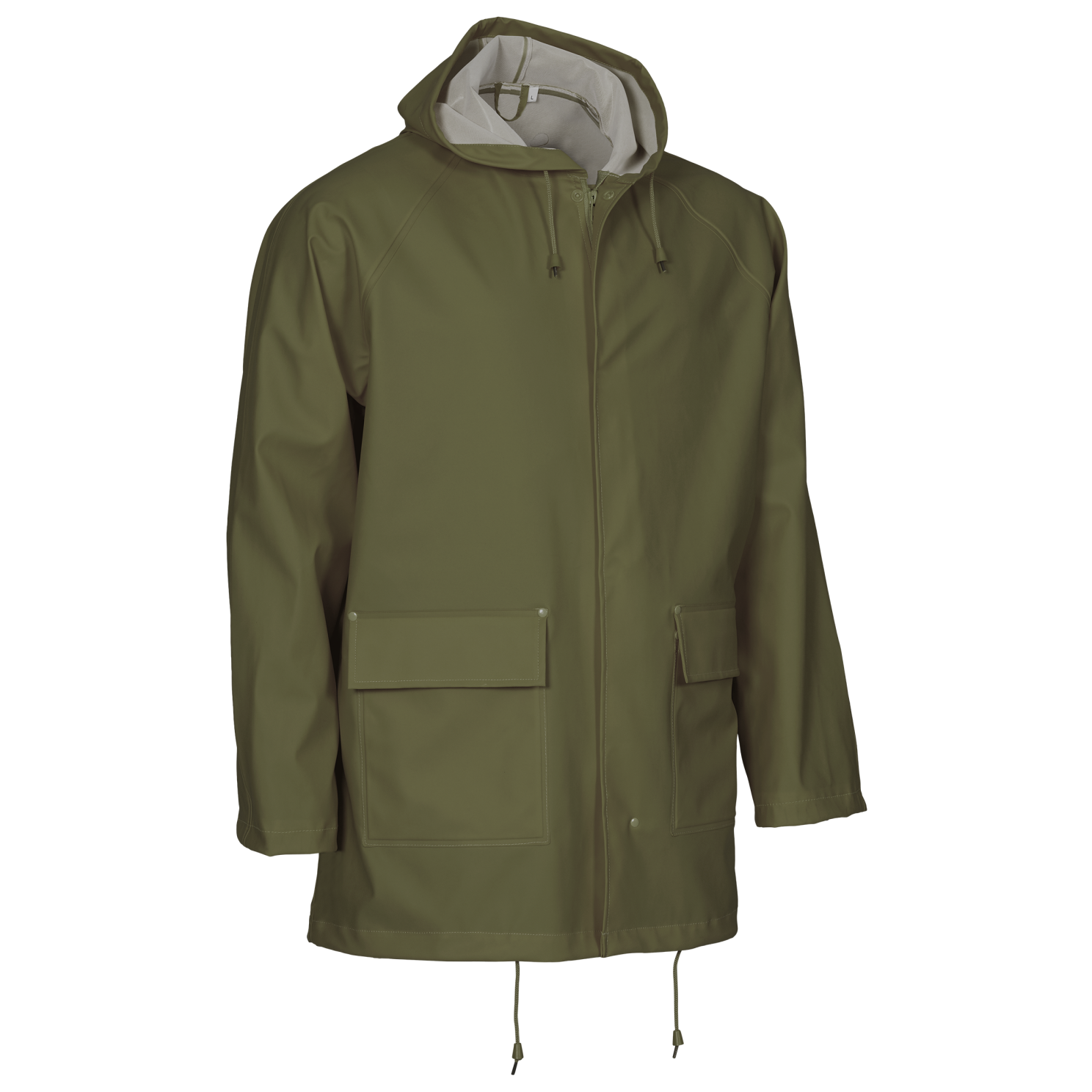 Elka Elements Unisex Regnjakke Oliven