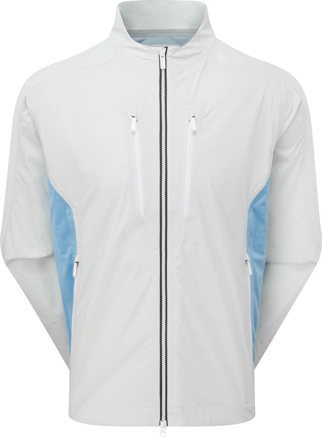 Footjoy Arcus Herre Regnjakke Oyster Grey Mid Blue Str