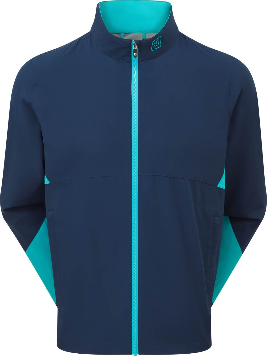Footjoy Hydrolite Herre Regnjakke White Black Teal Str