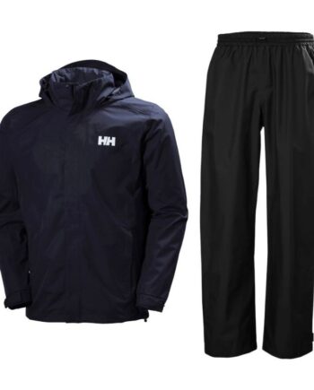 Helly Hansen Dubliner Regnsæt Herre Navy Sort
