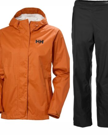 Helly Hansen Loke Loke Regnsæt Dame Sort Brun