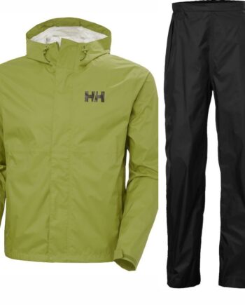 Helly Hansen Loke Loke Regnsæt Herre Sort Grøn